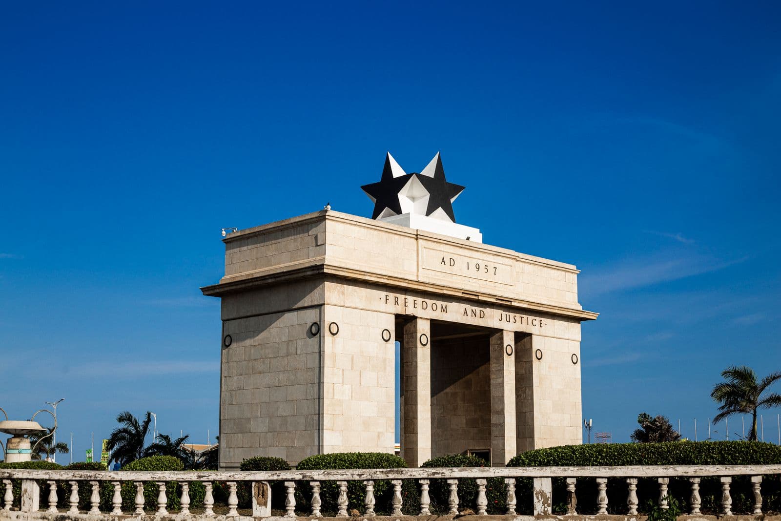 Independence Arch (Black Star Gate) in Accra, representing The SEED Fund Ghana